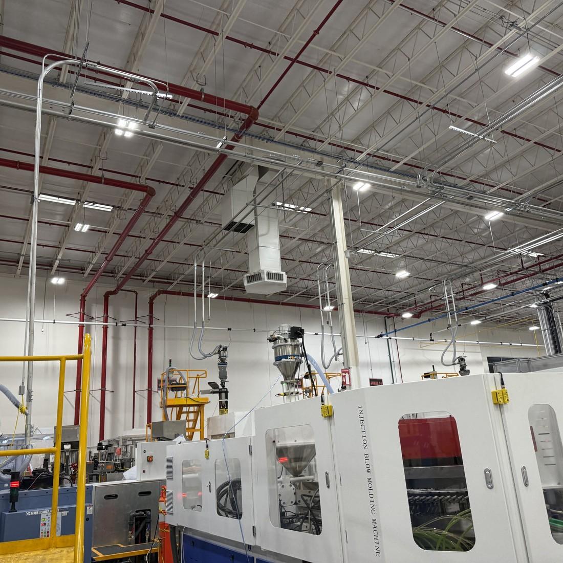 Instalación eléctrica en nave industrial